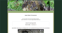 Desktop Screenshot of animamundimovie.com